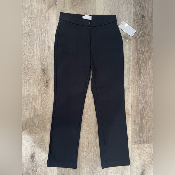 NWT Nordstrom Rack Black Straight-Leg Professional Pants - Picture 1 of 5
